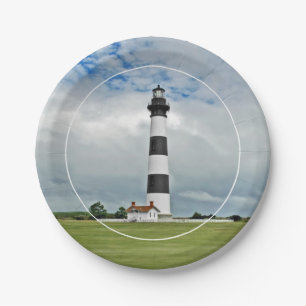 OBX Lighthouse Paper Plates