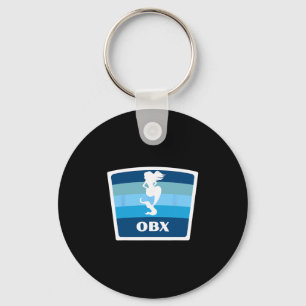 Obx North Carolina Nc Mermaid Outer Nks Vacation Keychain