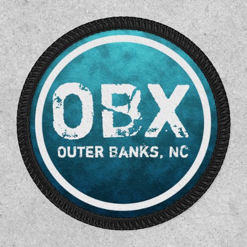 OBX Outer Banks NC North Carolina Beach Tag Patch