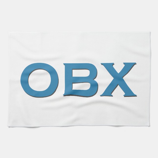 OBX (Outer Banks North Carolina) Kitchen Towel (Horizontal)