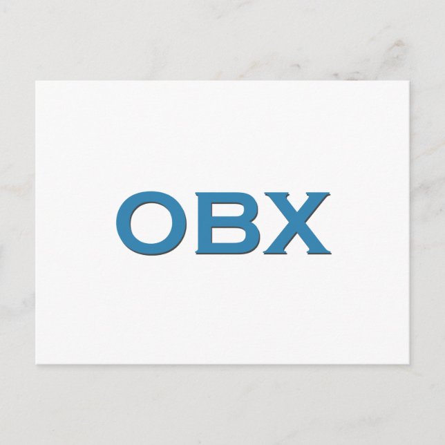 OBX (Outer Banks North Carolina) Postcard (Front)