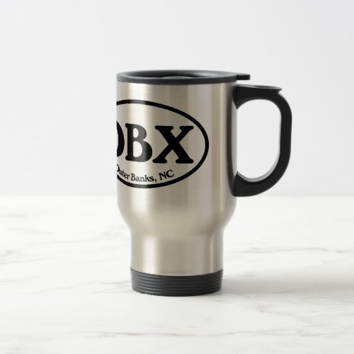 OBX Outer Banks Oval Travel Mug