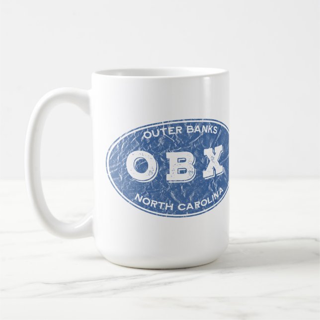 OBX Oval Coffee Mug (Left)