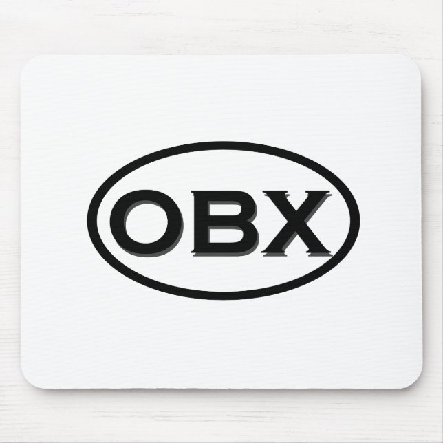 OBX Oval Logo Mouse Pad (Front)
