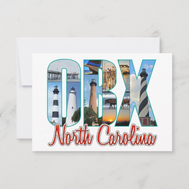 OBX Places Thank You Card (Front)