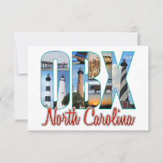 OBX Places Thank You Card