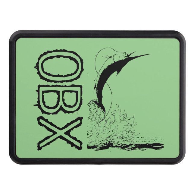 OBX Saltwater Sportfishing Hitch Cover (Front)