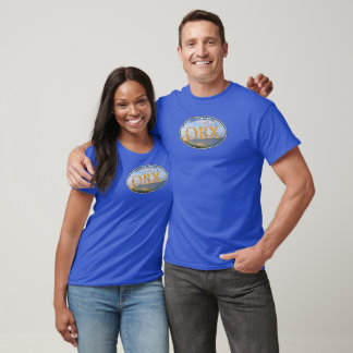 OBX Shoreline Distressed Oval T-Shirt