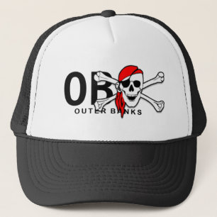 OBX Skull and Crossbones Pirate Outer Banks Hat