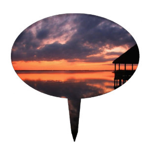 OBX Sunset Cake Topper