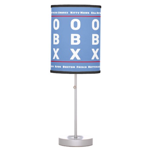 OBX  Text And Towns  Table Lamp