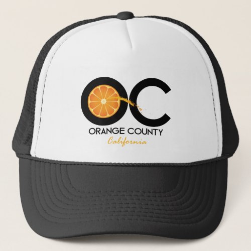 OC _ Orange County California Juicy Apearal Trucker Hat