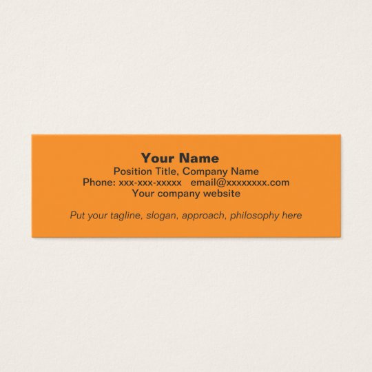 OC Sunset MiniCard Mini Business Card