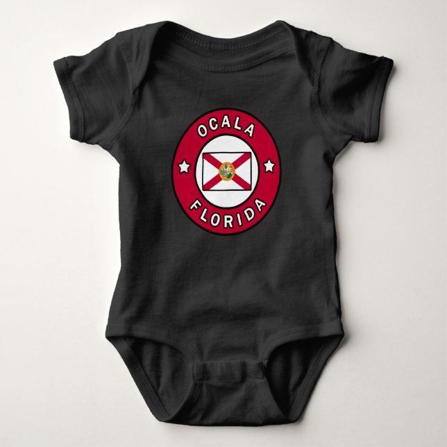 Ocala Florida Baby Bodysuit (Front)