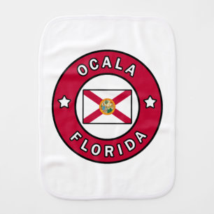 Ocala Florida Baby Burp Cloth