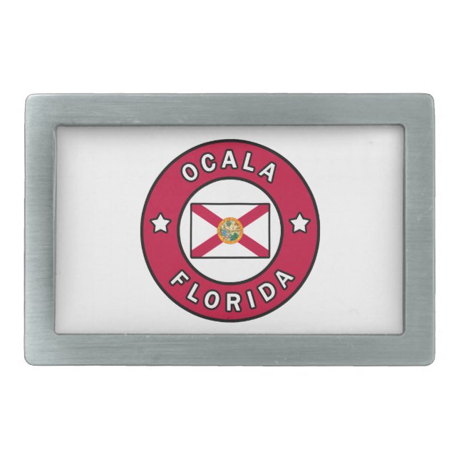 Ocala Florida Belt Buckle (Front)