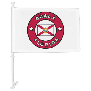 Ocala Florida Car Flag