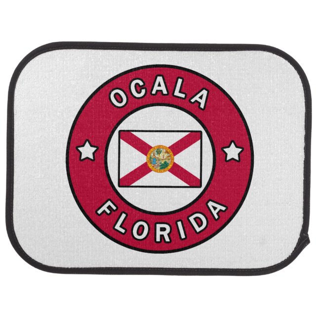 Ocala Florida Car Floor Mat (Rear)