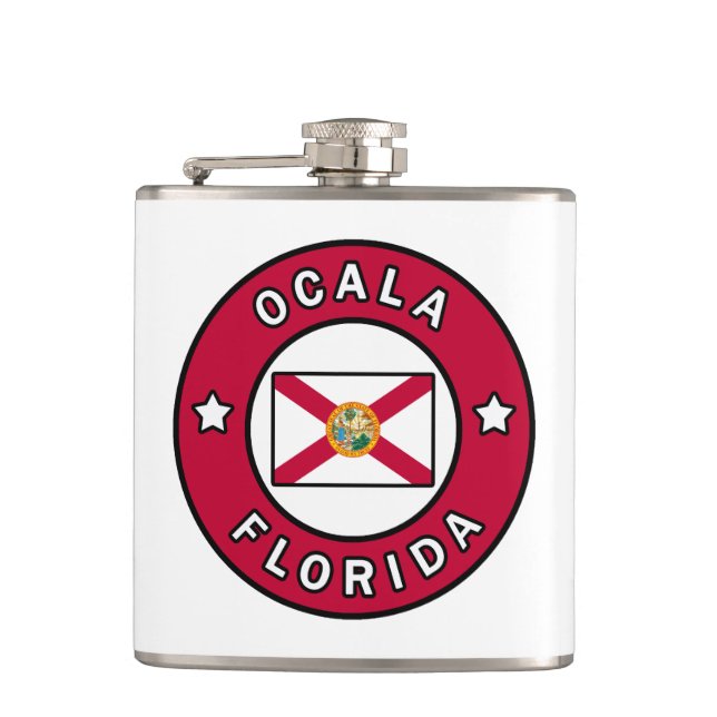 Ocala Florida Flask (Front)