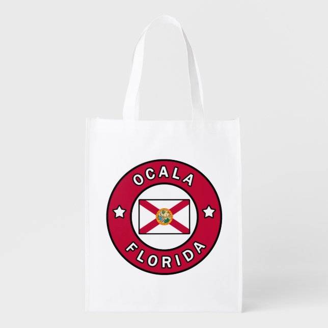 Ocala Florida Grocery Bag (Front)