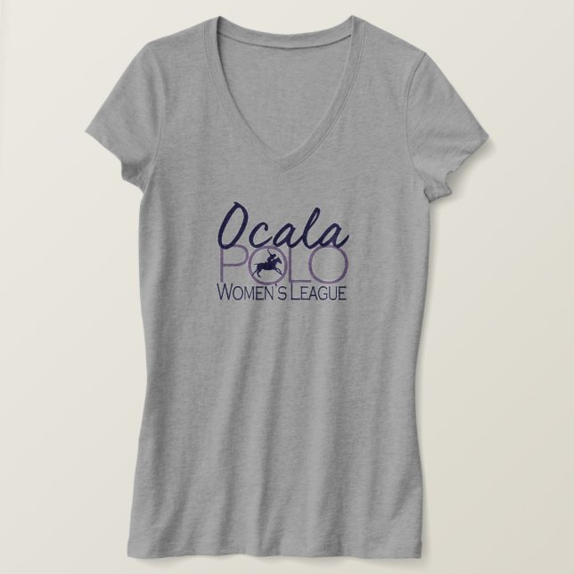 Ocala Polo Women's League V-Neck (Design Front)