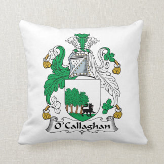 O'Callaghan Family Crest Throw Pillow