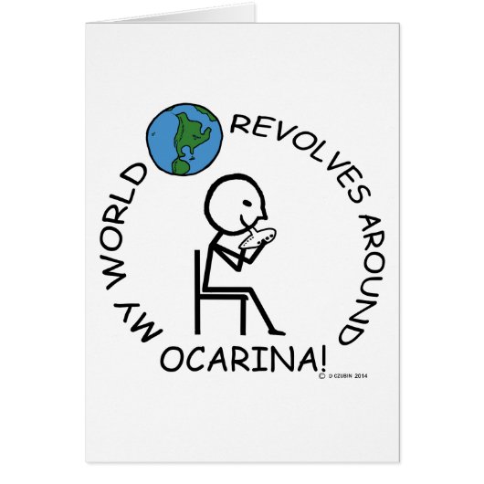 Ocarina - World Revolves Around Cards (Front)