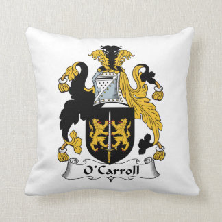 O'Carroll Family Crest Throw Pillow