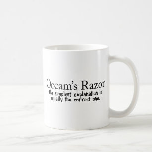 Occam's Razor Scientific Problem Solving Coffee Mug
