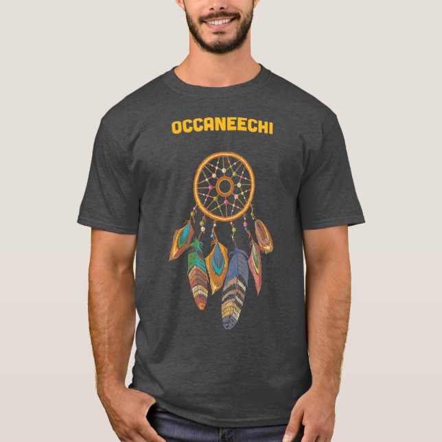 Occaneechi Tribe Native American Honor Respect T-Shirt (Front)