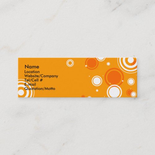Occasional Spots Business Card Templates