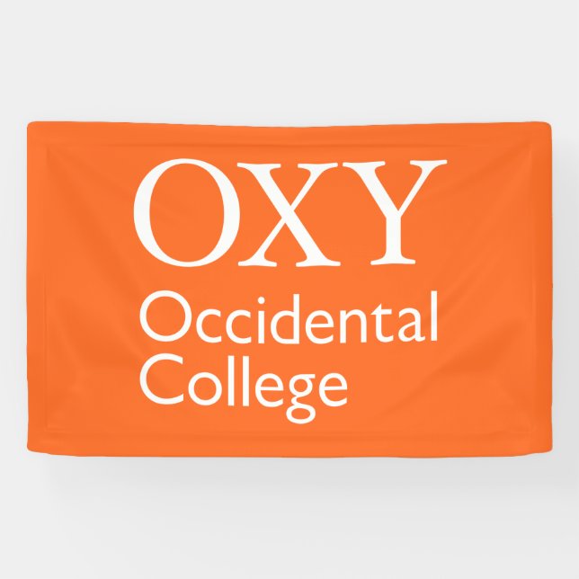 Occidental College Banner (Horizontal)