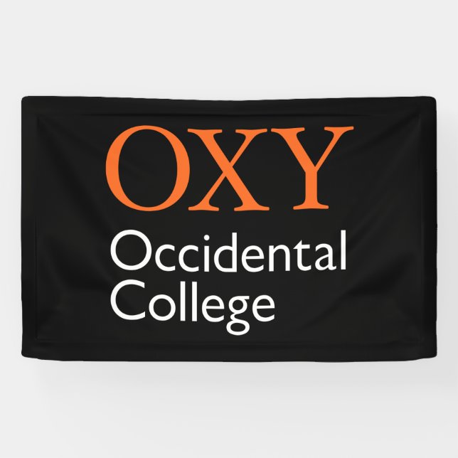 Occidental College Banner (Horizontal)