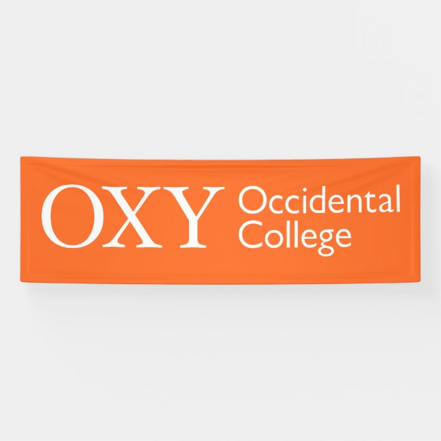 Occidental College Banner (Horizontal)