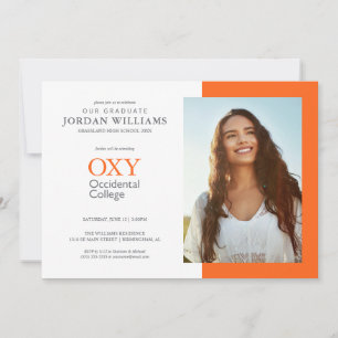 Occidental College Graduation Announcement