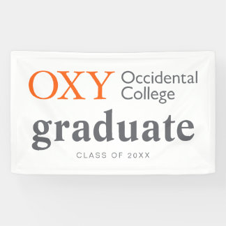 Occidental College Graduation Banner