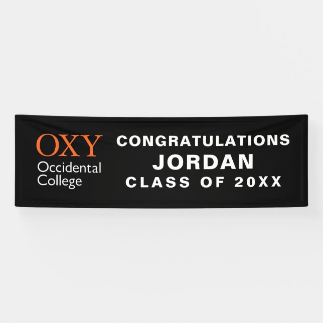 Occidental College Graduation Banner (Horizontal)