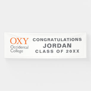 Occidental College Graduation Banner