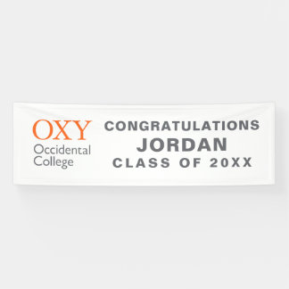 Occidental College Graduation Banner