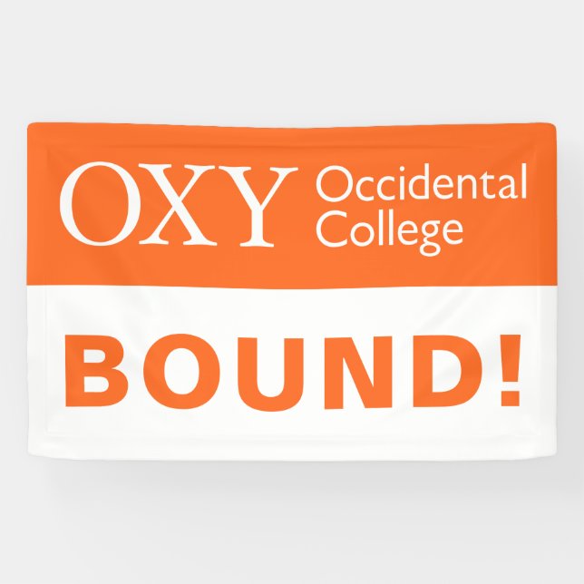 Occidental College Graduation Banner (Horizontal)
