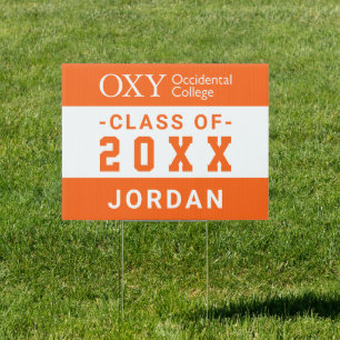 Occidental College Graduation Sign