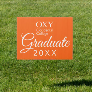 Occidental College Graduation Sign