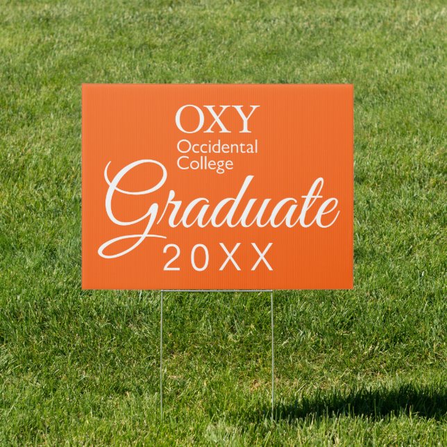 Occidental College Graduation Sign (Insitu)