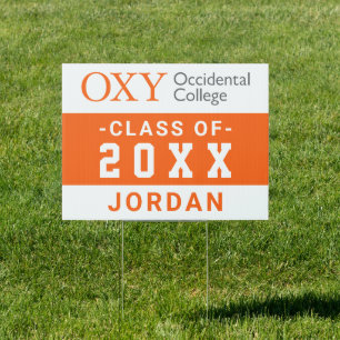 Occidental College Graduation Sign