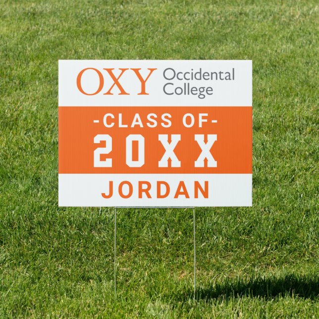 Occidental College Graduation Sign (Insitu)