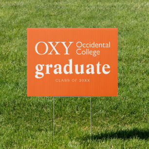 Occidental College Graduation Sign