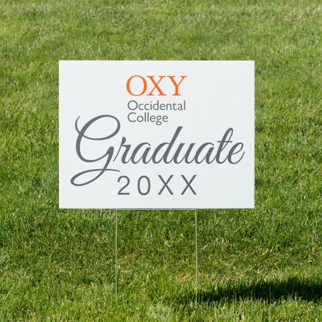 Occidental College Graduation Sign (Insitu)