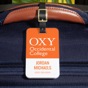 Occidental College Luggage Tag