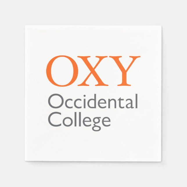 Occidental College Napkins (Front)