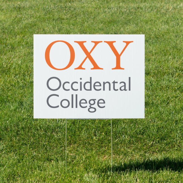 Occidental College Sign (Insitu)